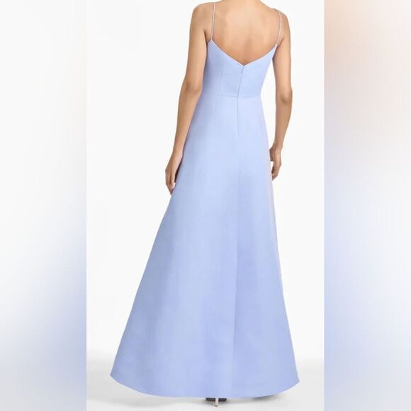 Sachin & Babi Abby Draped Tulip Gown NWT size 12 Periwinkle Purple - Picture 2 of 6